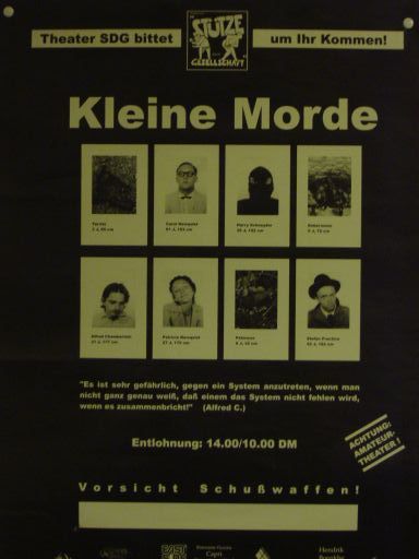 Kleine Morde Plakat